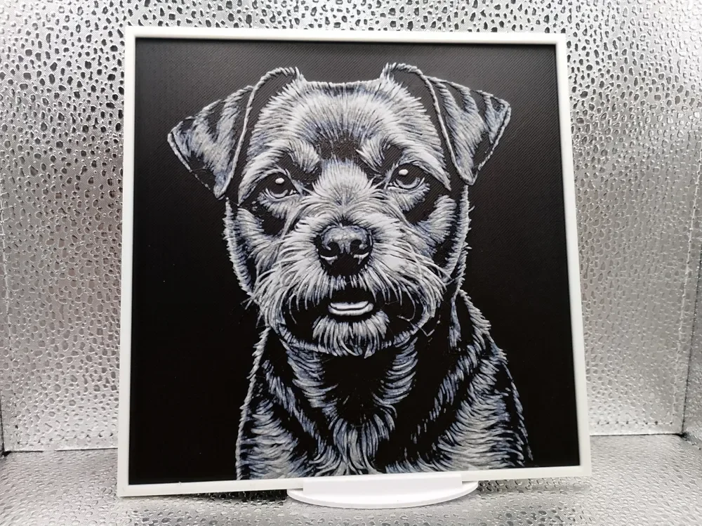 Border Terrier hueforge by Borishotch Industries HueForge model: Border Terrier hueforge by Borishotch Industries