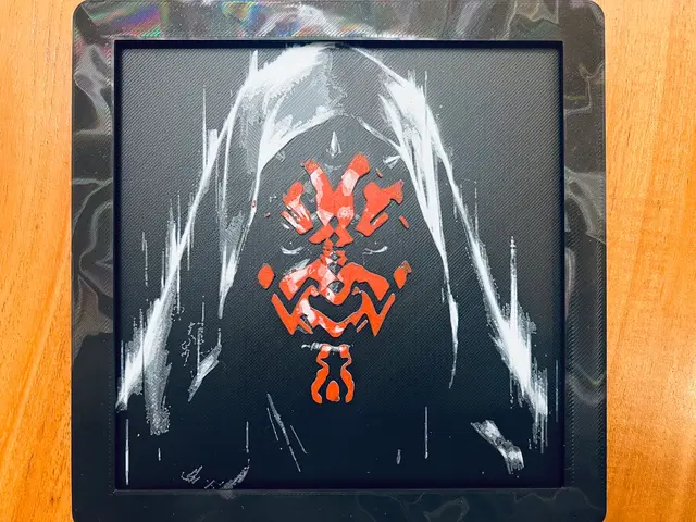 HueForge model: Darth Maul Close Up by JustBe 3D Printing
