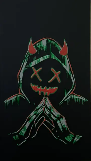 HueForge model: devil by Morganja