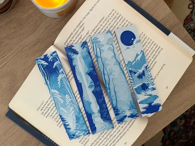 HueForge model: Nordic Winter Bookmarks by Copenhagen Crafter