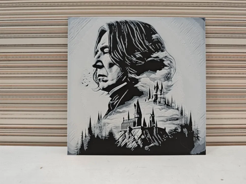 Hueforge Severus Snape by Litolunar HueForge model: Hueforge Severus Snape by Litolunar