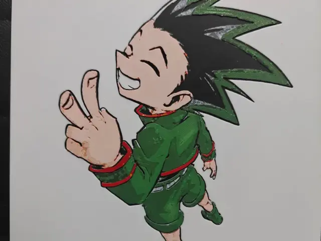HueForge model: Gon Freecss Hunter x Hunter by TheHueforgeLady