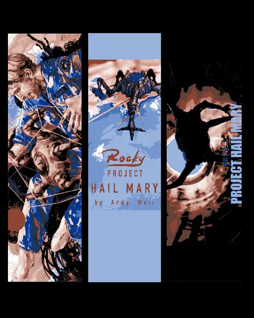 HueForge model: Fan Art of the Alien Called Rocky from Project Hail Mary - Set of 3 Bookmarks by BooneCo3d