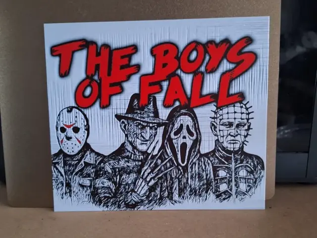 HueForge model: Boys of Fall - Horror Style - 3 colour - Hueforge by 3dGlow