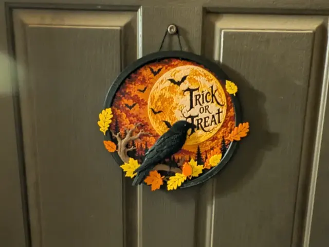 Halloween Raven DoorHanger