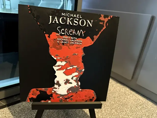 HueForge model: Michael Jackson - Scream Single Cover Hueforge by Welsh Maker