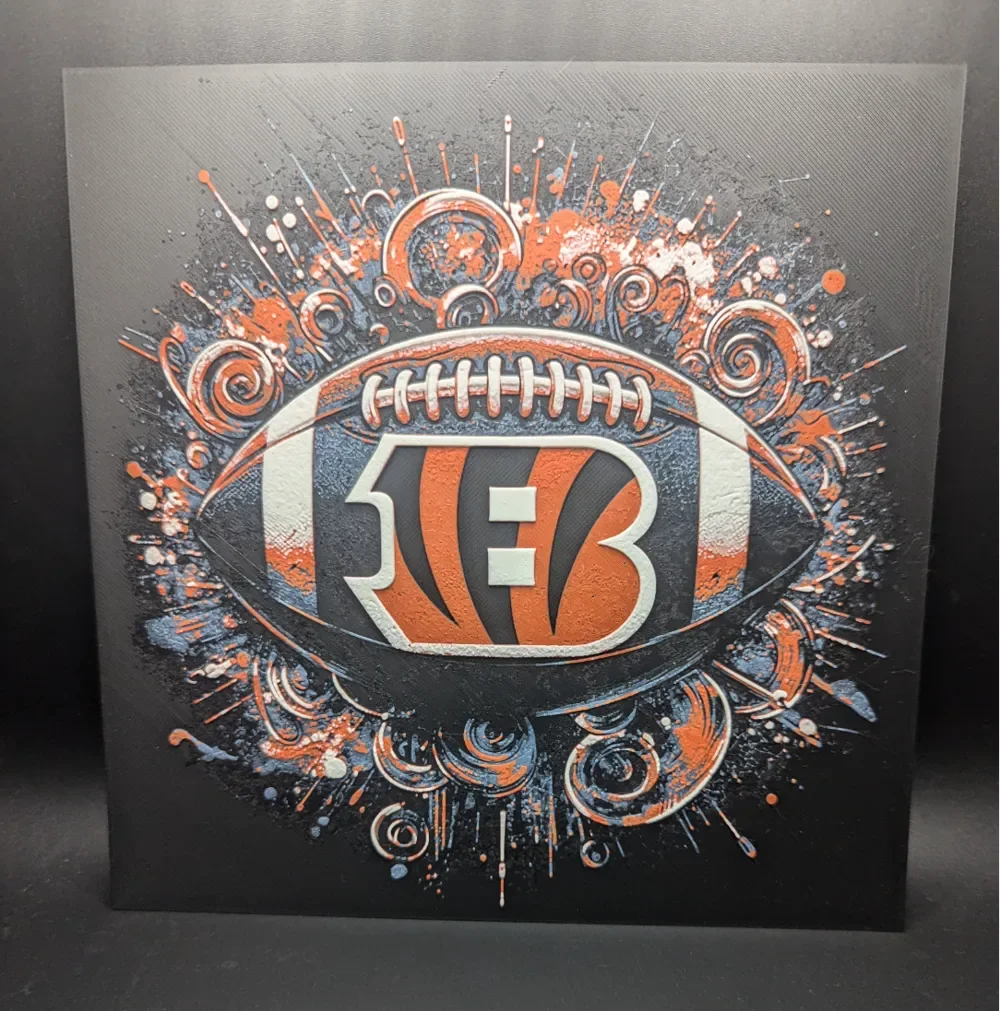 Bengals Hueforge by the_bearded_jedi HueForge model: Bengals Hueforge by the_bearded_jedi