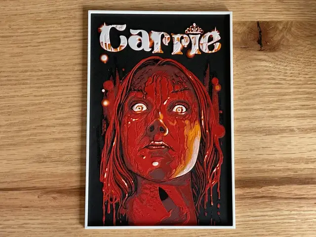 Carrie (1976) Hueforge Movie Poster