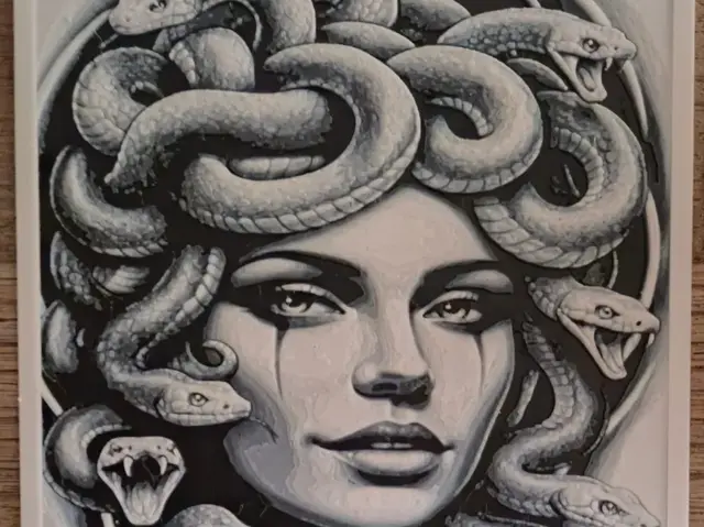 HueForge model: Medusa the Myth by Buntsta