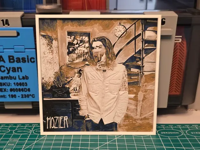 HueForge model: Hozier "Hozier" Album - Hueforge Art by Lumpy3D