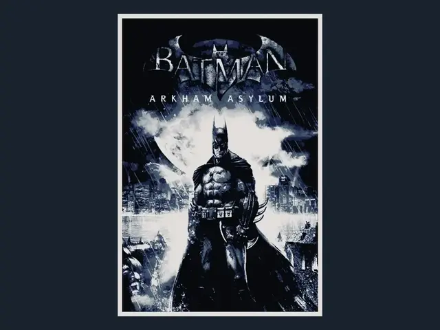HueForge model: Batman: Arkham Asylum (Game Poster - HueForge) by HugheCraft