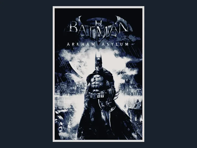 Batman: Arkham Asylum (Game Poster - HueForge) by HugheCraft HueForge model: Batman: Arkham Asylum (Game Poster - HueForge) by HugheCraft