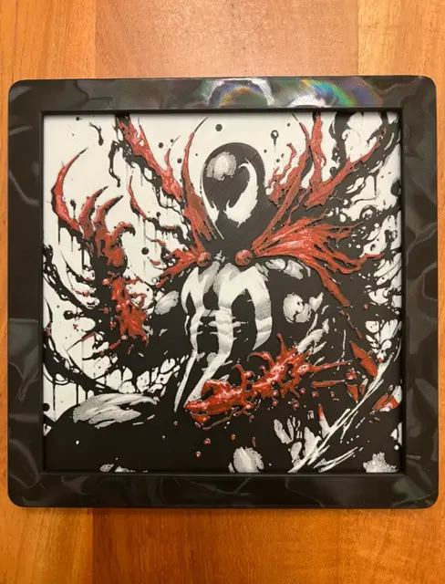 HueForge model: Spawn by JustBe 3D Printing