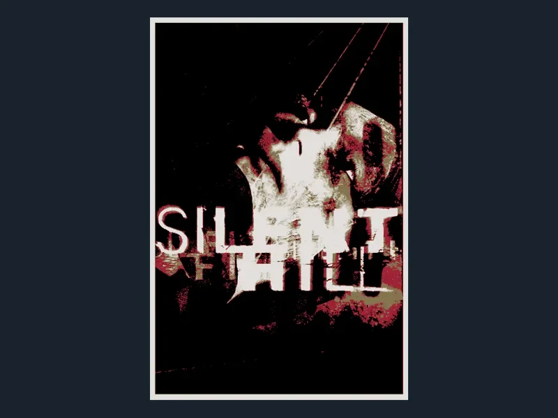 Silent Hill (Game Poster - HueForge) by HugheCraft HueForge model: Silent Hill (Game Poster - HueForge) by HugheCraft