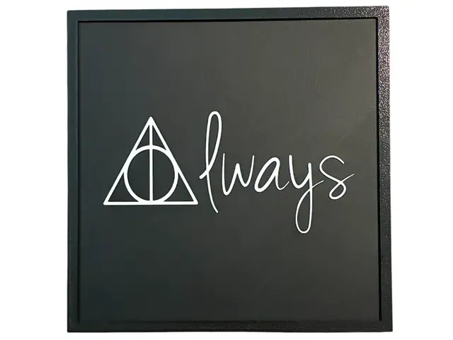 HueForge model: Harry Potter Deathly Hallows - Always by The SkyLab 3D