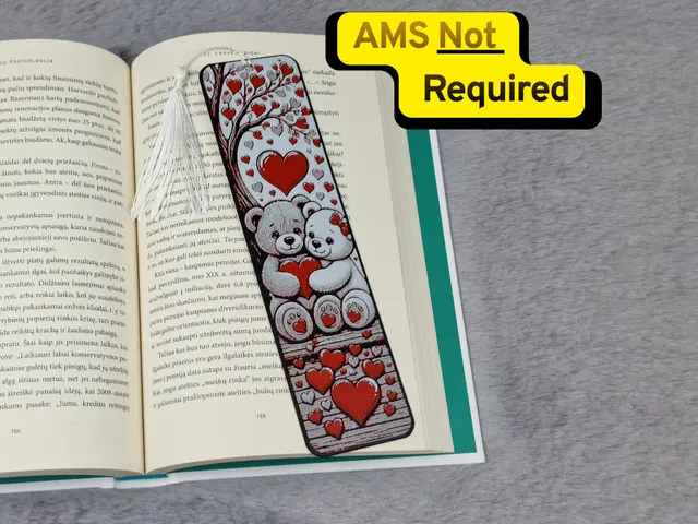 Cute Teddy Bear Love HueForge Bookmark