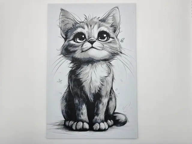 HueForge model: Cute Baby cat by Kactus Fpv