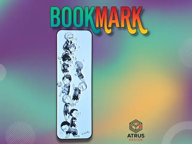 HueForge model: Haikyu 1 Bookmark by Atrus Design
