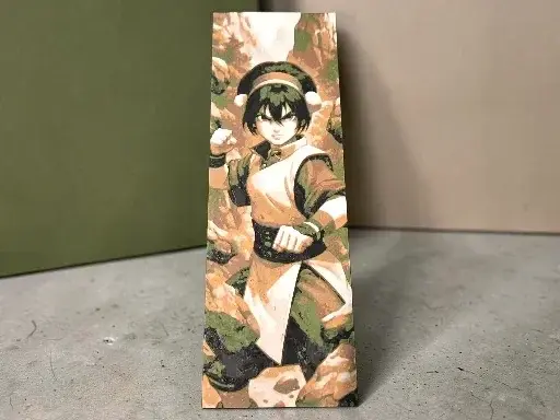 HueForge model: Toph Avatar 50mm x 150mm Bookmark by MythicHue's