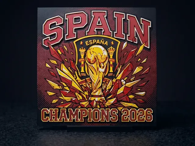 HueForge model: Spain WC Champions - Hueforge Wall Art by LED