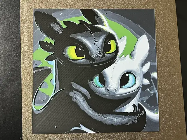 Toothless and LightFury Hueforge