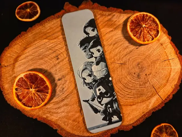 HueForge model: Marvel Characters 1 bookmark by EternalDesigns3D