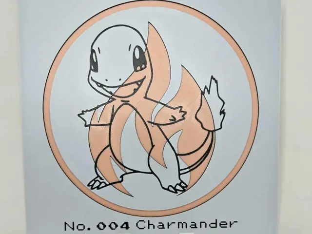 HueForge model: Minimalistic Charmander Hueforge by 3Ree Printing
