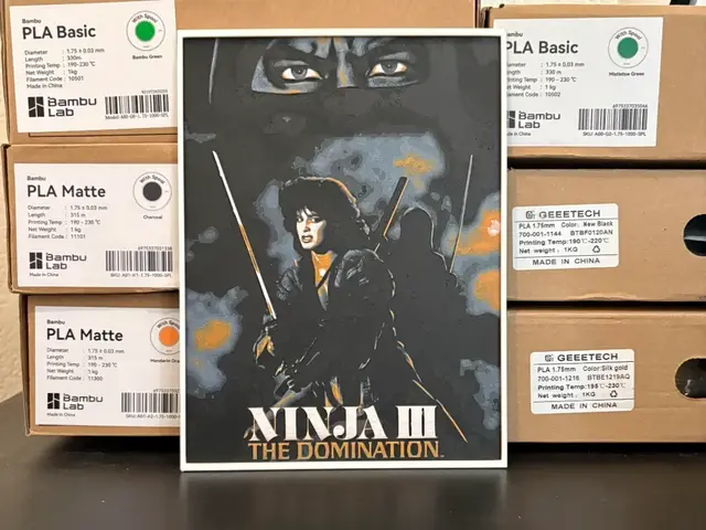 HueForge model: Ninja 3 The Domination Hueforge by Estiv