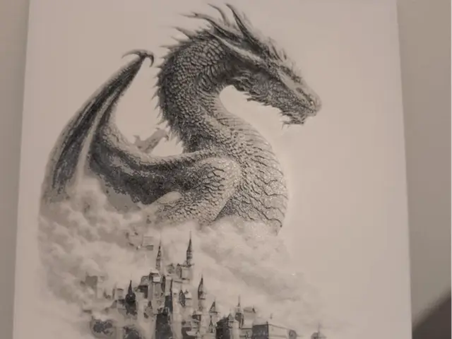 HueForge model: dragon protector of lair - hueforge by 3dGlow