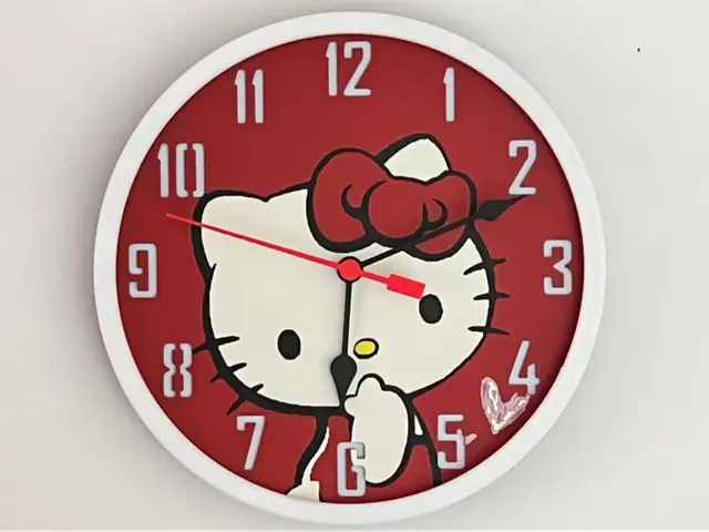 HueForge model: Customizable Clock - Sanrio, Hello Kitty by 3djd