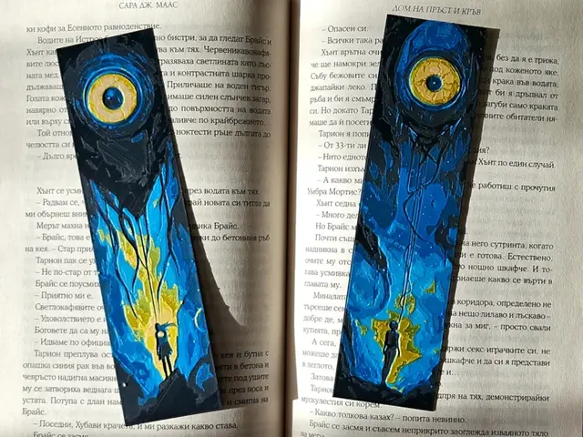 HueForge model: Astral Gaze - Futuristic Bookmarks Set by C3D
