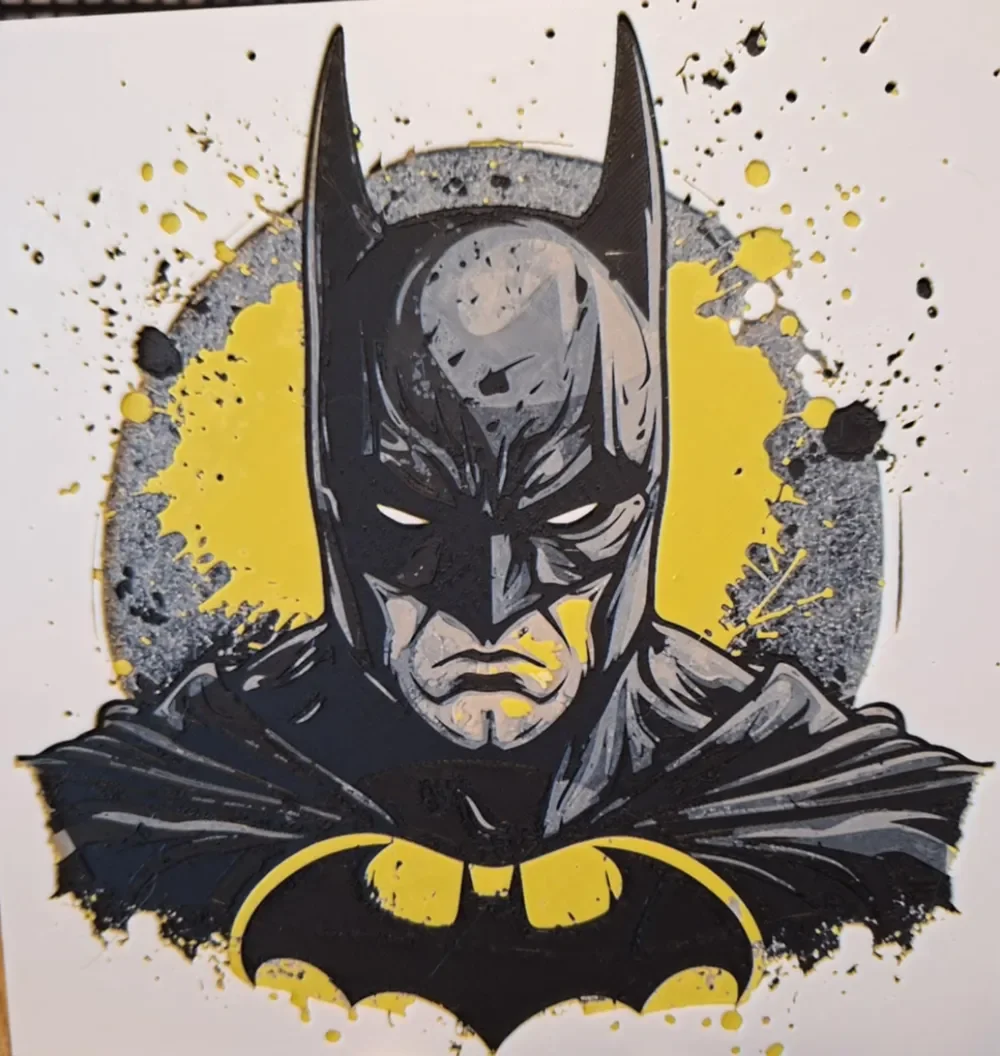 Batman 20cm x 20cm hueforge by 3dGlow HueForge model: Batman 20cm x 20cm hueforge by 3dGlow