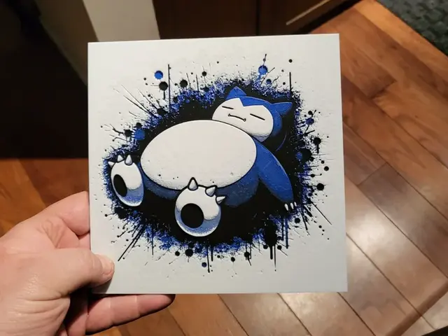 HueForge model: Graffiti Snorlax Hueforge by 3Ree Printing