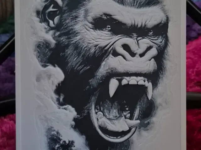 HueForge model: Gorilla Head by Buntsta