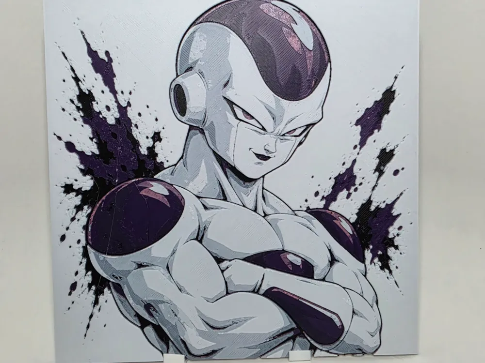 Graffiti Frieza Hueforge by 3Ree Printing HueForge model: Graffiti Frieza Hueforge by 3Ree Printing