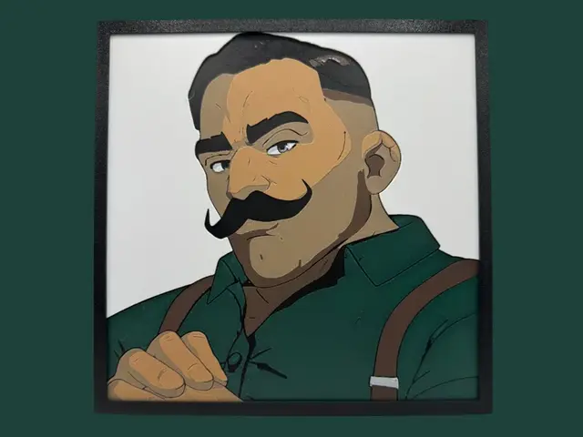 HueForge model: Punch Up - Dispatch by Canadian Gamer