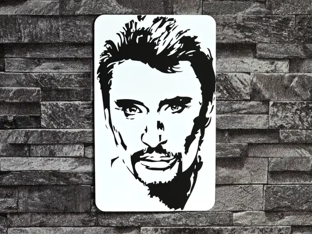 HueForge model: Hueforge Johnny Hallyday visage by StefBull85