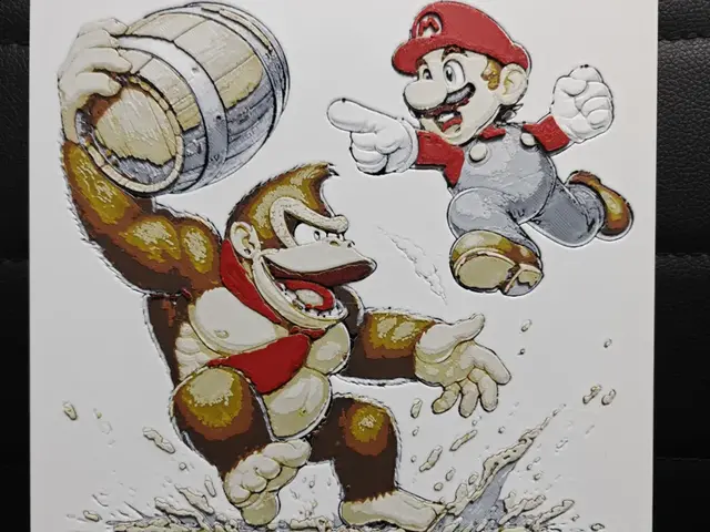 HueForge model: Super Mario vs Donkey Kong 1 AMS ONLY by TheHueforgeLady