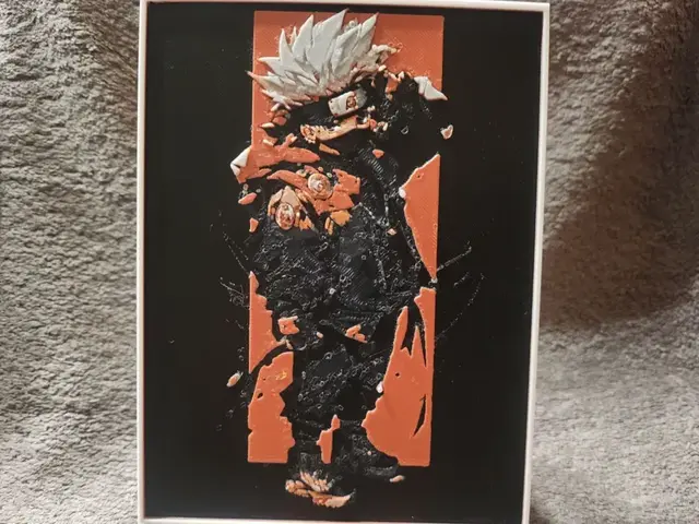 HueForge model: Naruto - Kakashi Streetwear - HueForge by keko