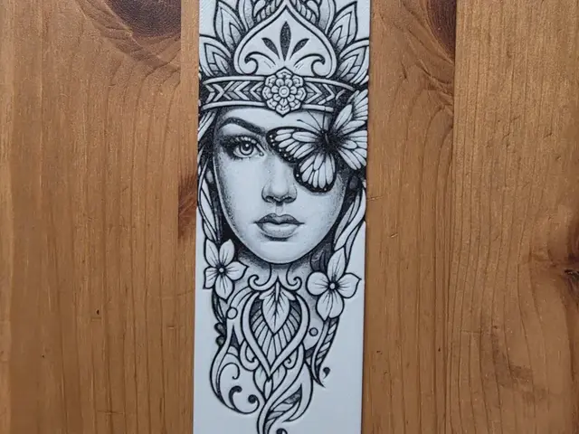 HueForge model: women Bookmark by Morganja