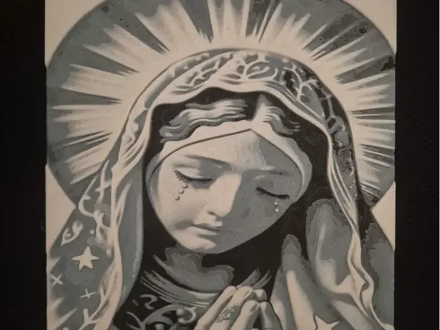 HueForge model: The Virgin Mary hueforge by Buntsta