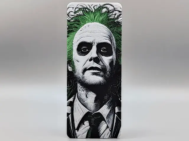 HueForge model: Beetlejuice Bookmark - 0.2 Nozzle by Sarge