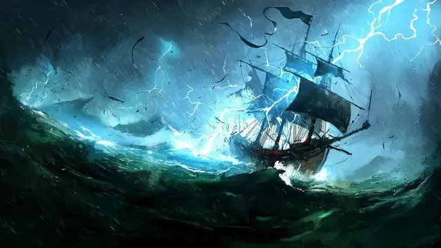 HueForge model: Stormy sea - Hueforge by suaimondi