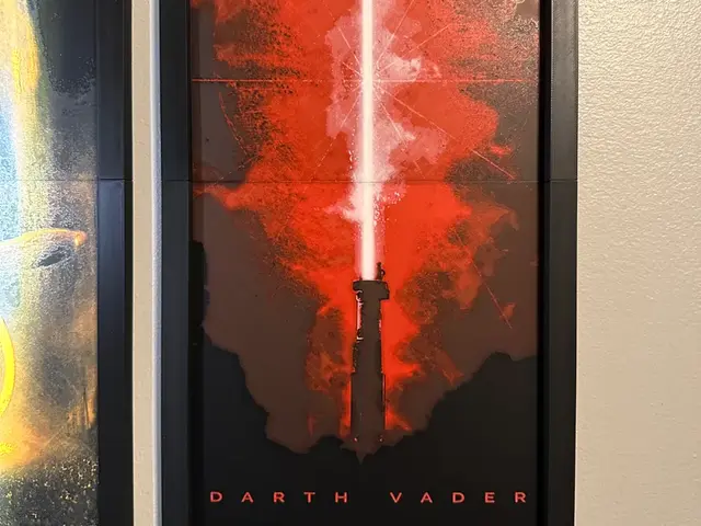 HueForge model: Darth Vader LS 2 Saber 2-piece Hueforge by Hey Ben