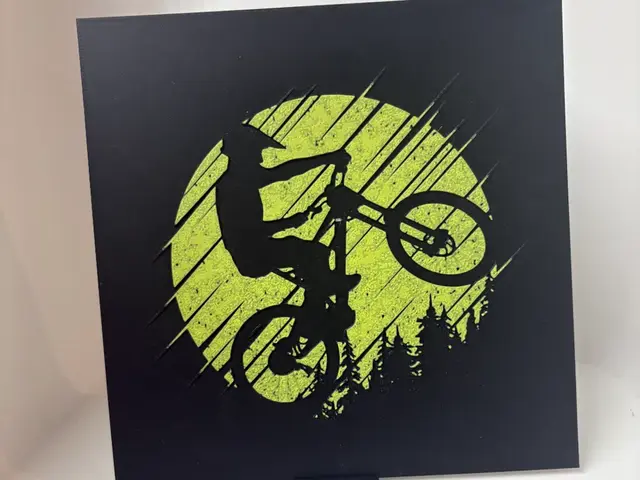 HueForge model: Mountain Bike Hueforge by Morganja