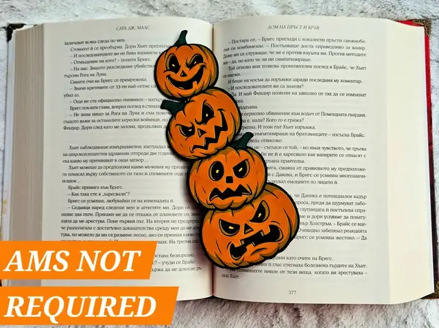 HueForge model: Stack o’ Jacks - Halloween Bookmark by C3D