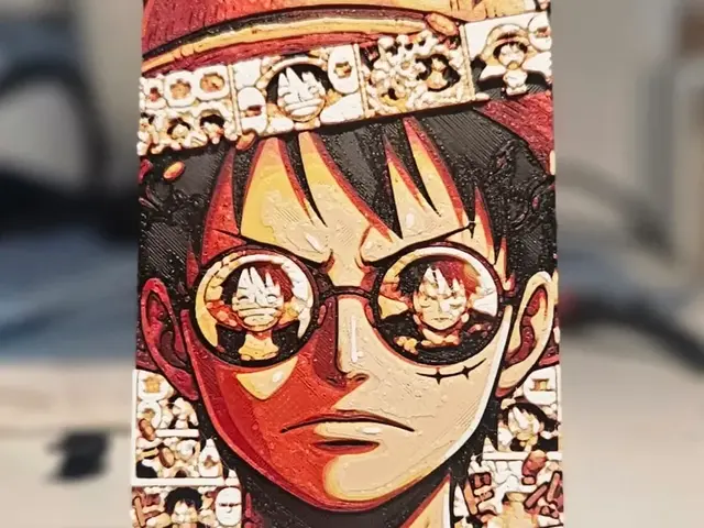 HueForge model: One Piece Luffy by Mano's 3d_Art