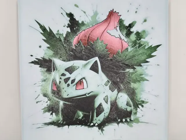 HueForge model: Graffiti Ivysaur Hueforge by 3Ree Printing