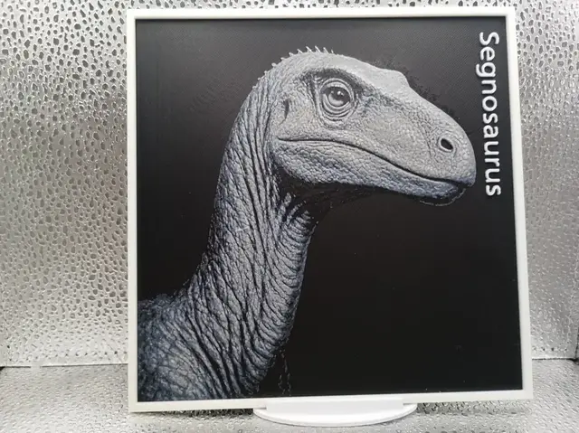 HueForge model: Segnosaurus – Hueforge 3D-Printed Artwork by Borishotch Industries