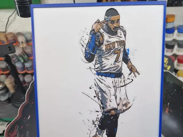 HueForge model: Anthony Carmelo - Knicks Hueforge by Dakiren